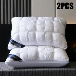 2-Piece Sleep Pillow Set, Soft Supportive Bed Pillows